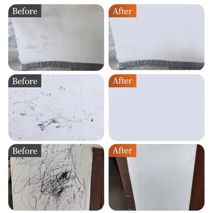 2 X Trafalet Multifunctional cu Rola si Rezervor Reutilizabil, pentru Repararea si Curatarea Peretilor, Lavabila Alba Inclusa, 500ml