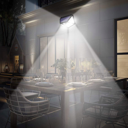 Set 8 Lampi solare 100 LED, cu senzor de miscare + Lanterna Cadou PromotiiZilnice