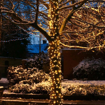 Instalatie De Craciun, 100 m, 480 LED -uri, Jocuri de Lumini, Pentru Exterior/Interior