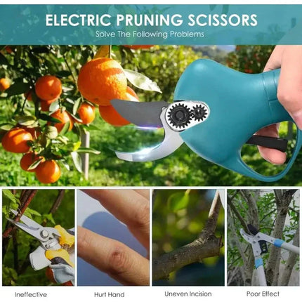 Foarfeca, electrica, 1000W, automata portabila cu acumulatori, albastru PromotiiZilnice