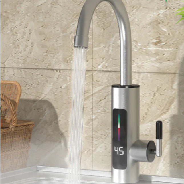 Robinet Electric Instant, Apa Calda, 3000W, IPX4, Rotire 360°