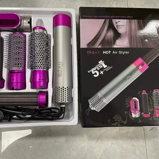 Uscator Par 5 in 1, Set Multifunctional, Ondulator, Placa Electrica, Automat