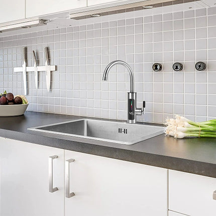 Robinet Electric Instant, Apa Calda, 3000W, IPX4, Rotire 360°