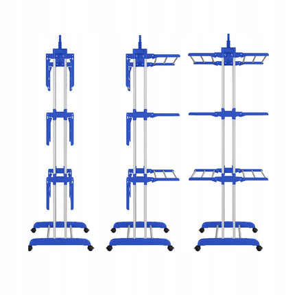 Uscator vertical rufe pliabil cu roti si suport umerase - PromotiiZilnice