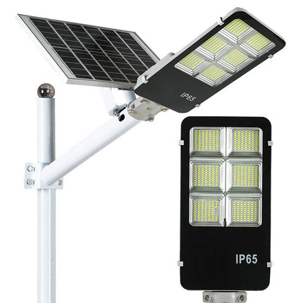 Lampa Solara Exterior Jortan 400W cu Senzor Miscare si Telecomanda