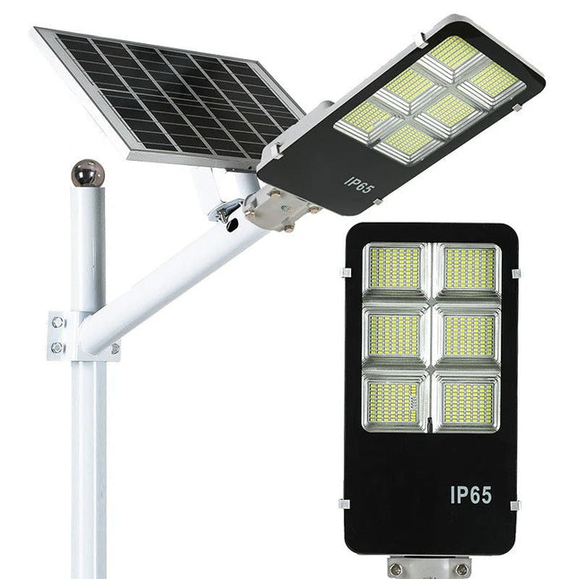 Lampa Solara Exterior Jortan 400W cu Senzor Miscare si Telecomanda