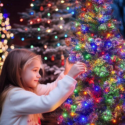 Instalatie De Craciun, 100 m, 480 LED -uri, Jocuri de Lumini, Pentru Exterior/Interior