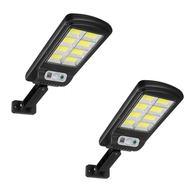 Set 2 Lampi Solare, Jortan, 100W, 160 LED COB, Senzor Miscare