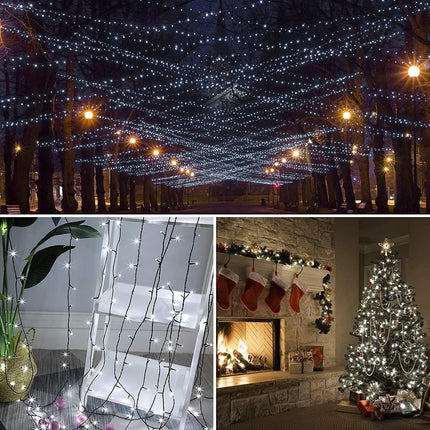 Instalatie De Craciun, 100 m, 480 LED -uri, Jocuri de Lumini, Pentru Exterior/Interior