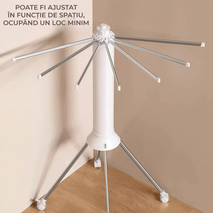 Uscator de Rufe Tip Caracatita ProDry, Mobil si Pliabil, Brate Metalice