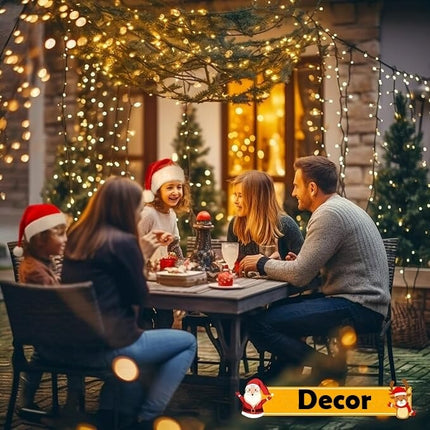 Instalatie De Craciun, 100 m, 480 LED -uri, Jocuri de Lumini, Pentru Exterior/Interior