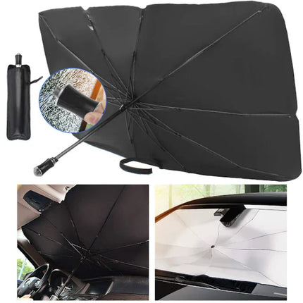 Parasolar Auto Pliabil, Dimensiune 79 x 130 cm, Protecție Completă pentru Parbriz