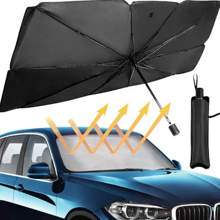 Parasolar Auto Pliabil, Dimensiune 79 x 130 cm, Protecție Completă pentru Parbriz