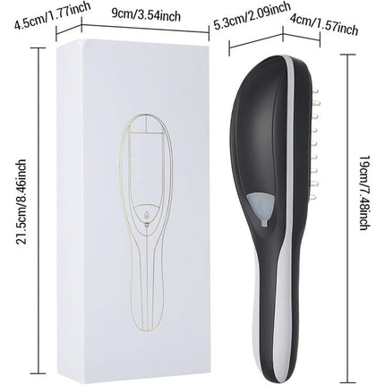 Perie de par electrica cu atomizare ioni negativi, masaj al scalpului, difuzor de ulei de ingrijire