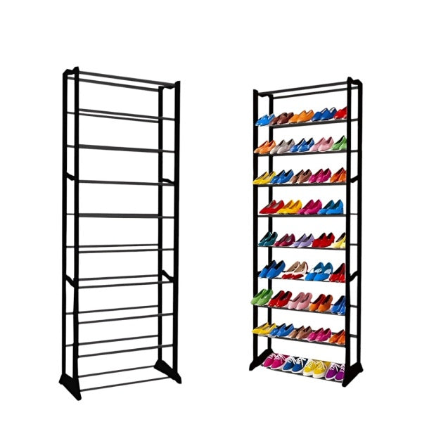 Set 2 x Suport de încaltaminte, inalt, pentru 30 de perechi - PromotiiZilnice